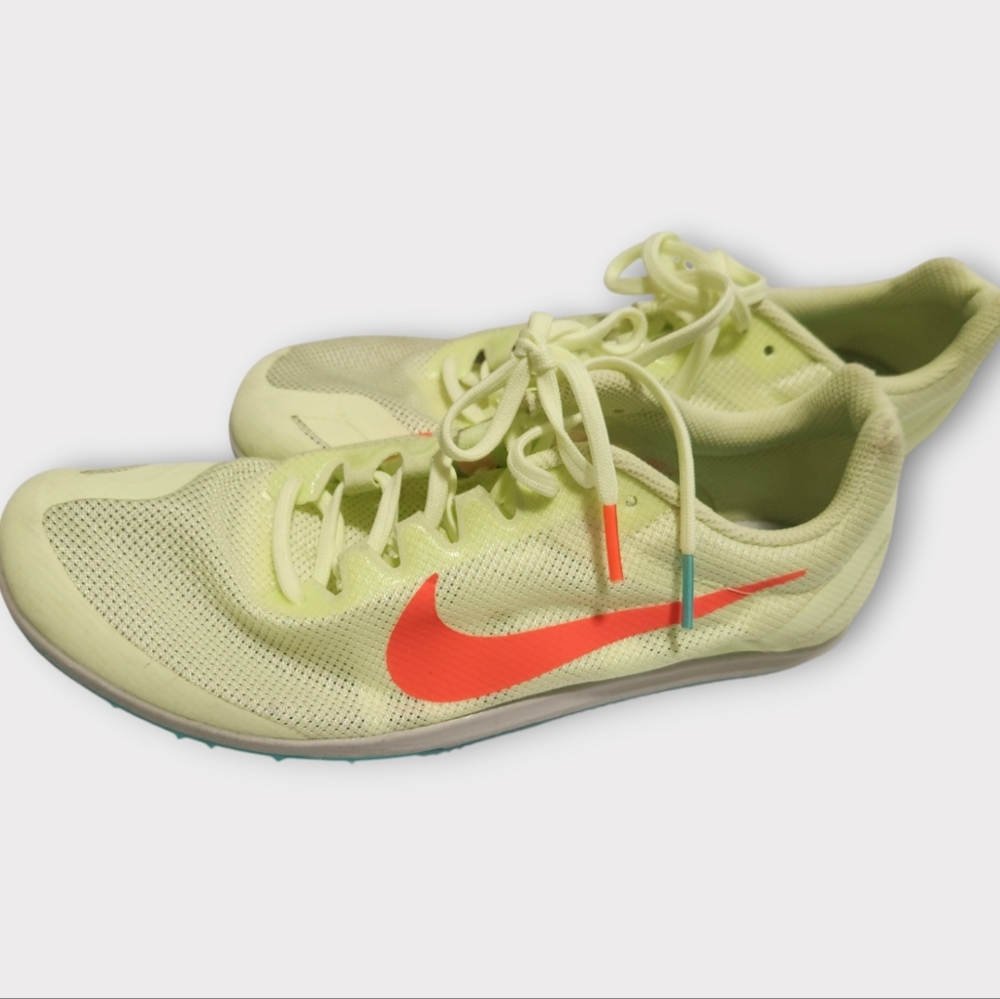 Nike Men's Zoom Rival D 10 Track & Field Running Shoes Cleats Yellow Size 8